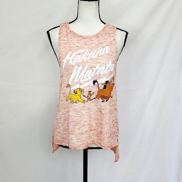 Disney Lion King Hakuna Matata Heathered Tank Top - Picture 1 of 4
